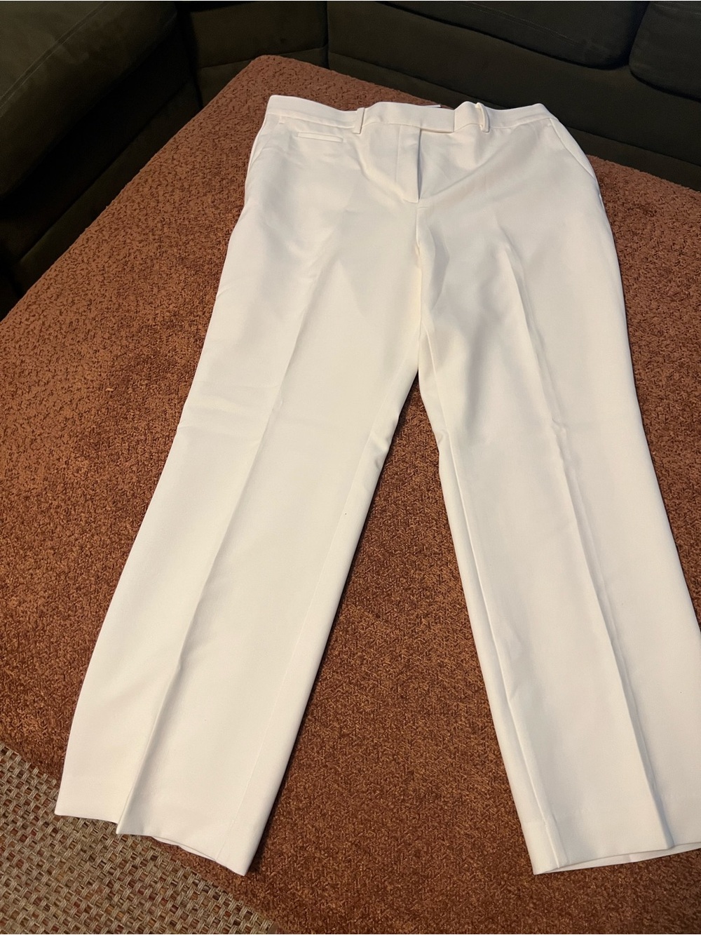 Ann Taylor Men's White Dress Trousers